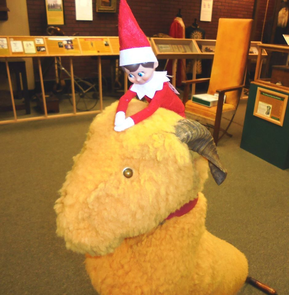 Ed the Elf rides the Goat!