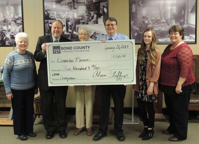 BCCF board members and Museum board members at check presentation ceremony January 31, 2017