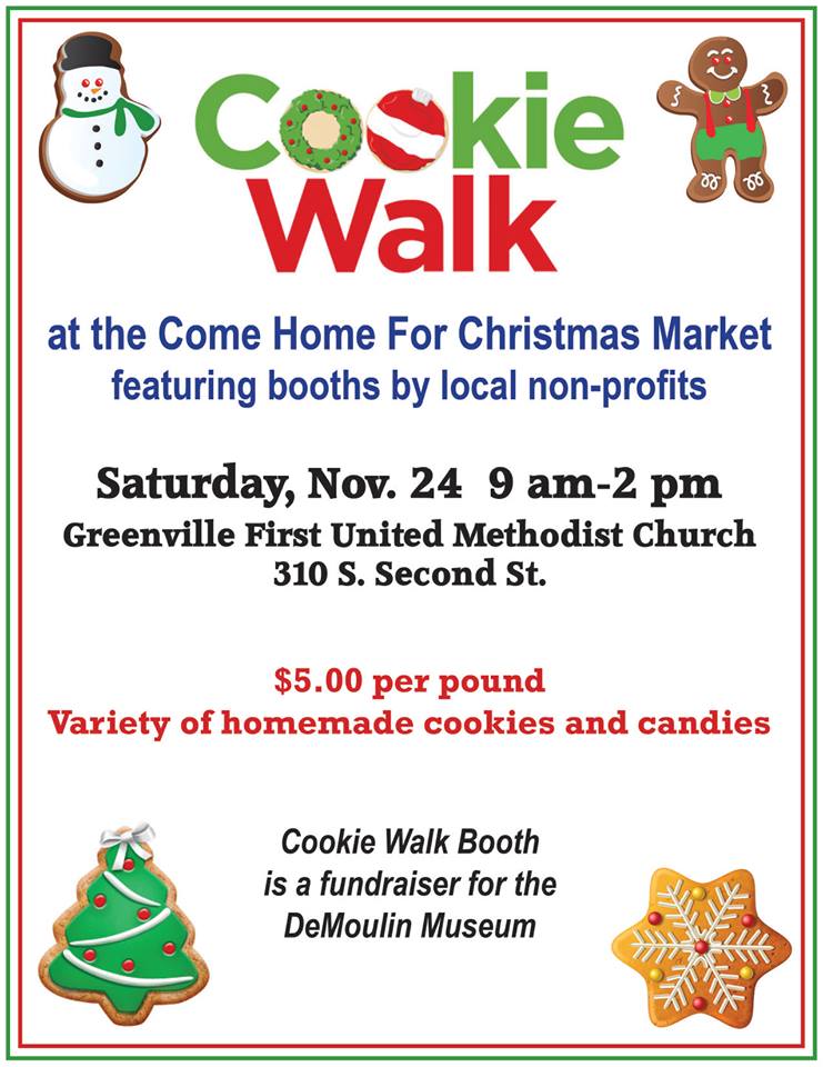 Cookie Walk booth at Come Home for Christmas Market