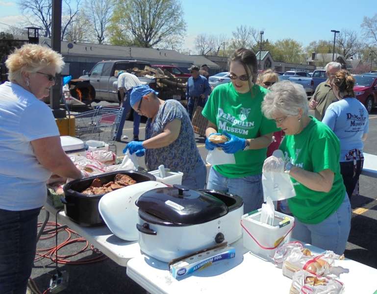 Phenomenal volunteers work annual Cookout!