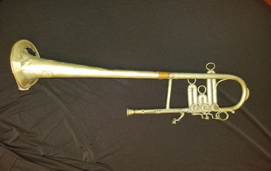 Cornet once owned by Elisha DeMoulin