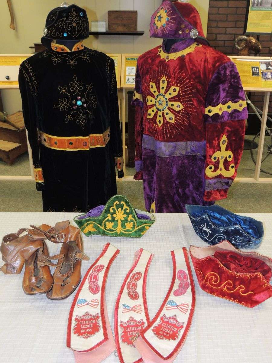 A portion of the recent donation of items from Carlyle, Illinois' Odd Fellows lodge