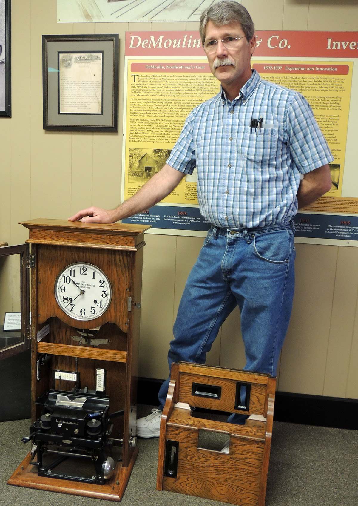 Time Clock manufactured circa 1900